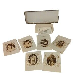 VTG Virginia Slims Cigarette 10 Note Cards & Envelopes In Original Box Unused